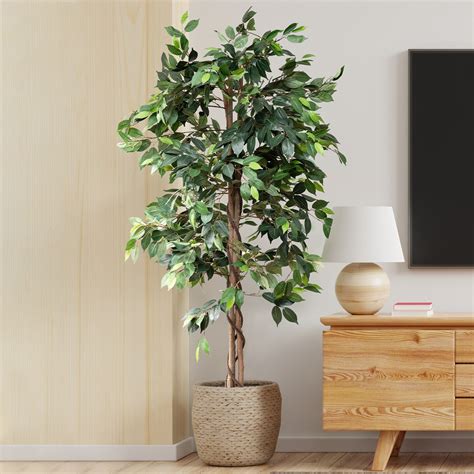 what are fake trees made of
